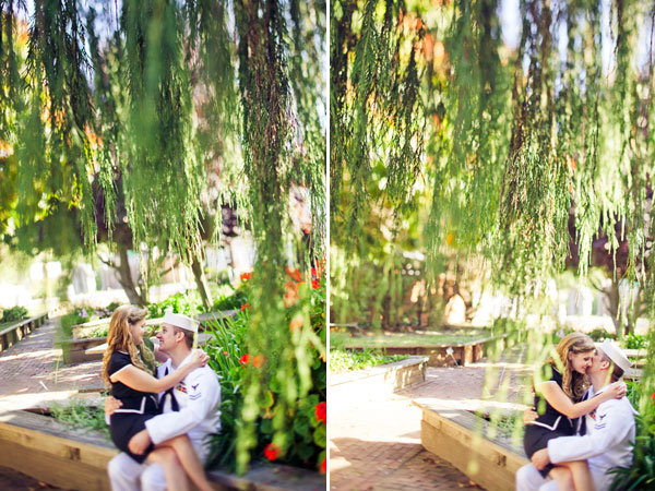 navy sailor engagement photos