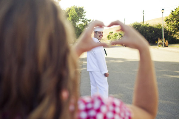 navy sailor engagement photos