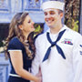 patriotic military engagement photos