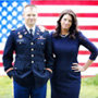 patriotic military engagement photos