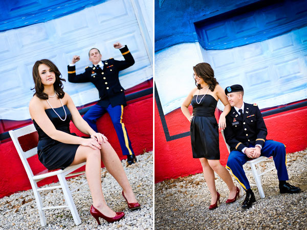 patriotic engagement photos