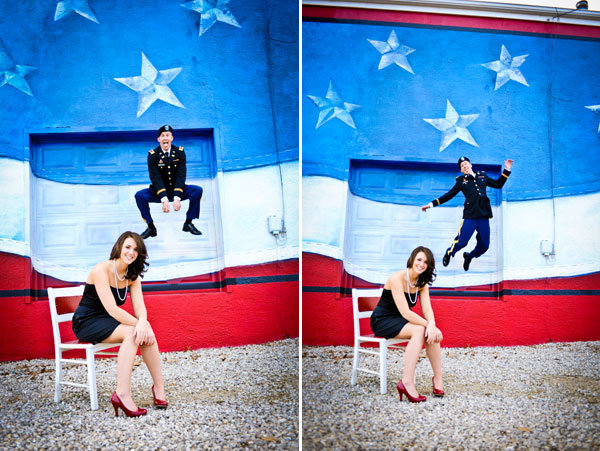 patriotic engagement photos