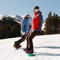 snowboarding engagement photos