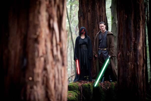 star wars theme engagement photos