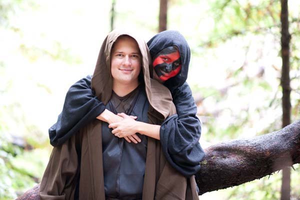 star wars theme engagement photos