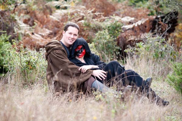 star wars theme engagement photos