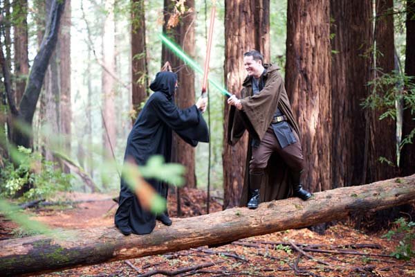 star wars theme engagement photos