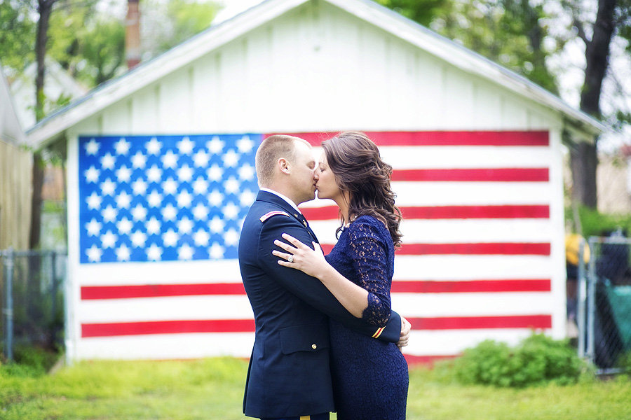 patriotic army engagement photos