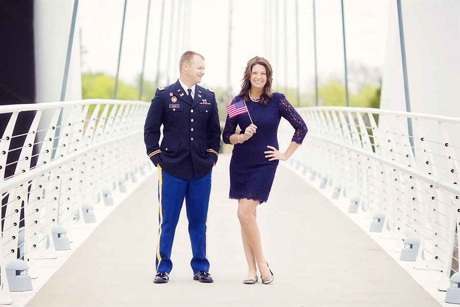 patriotic army engagement photos