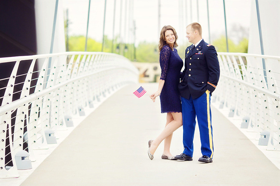 patriotic army engagement photos