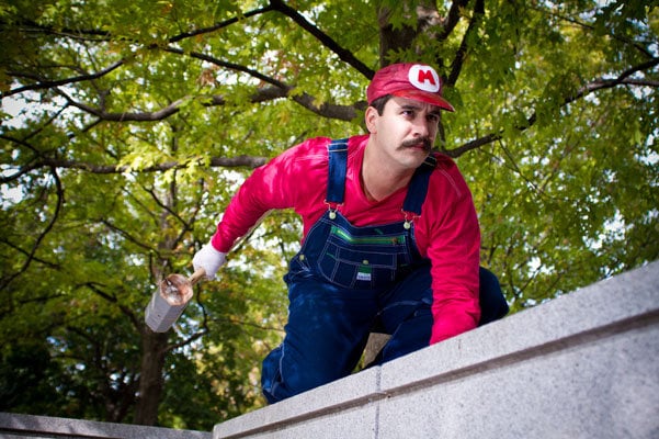 super mario bros engagement photos