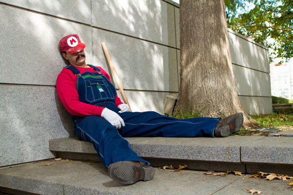 super mario bros engagement photos