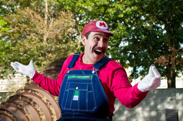 super mario bros engagement photos