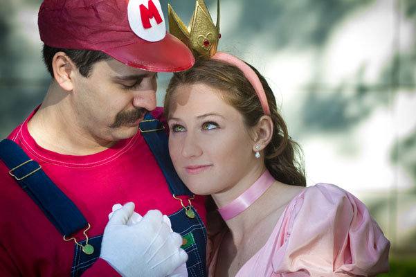 super mario bros engagement photos