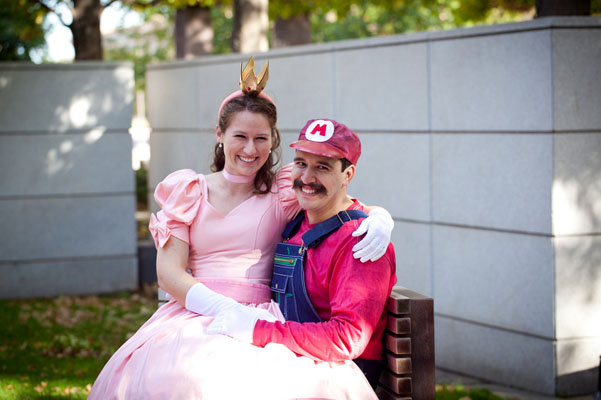 super mario bros engagement photos