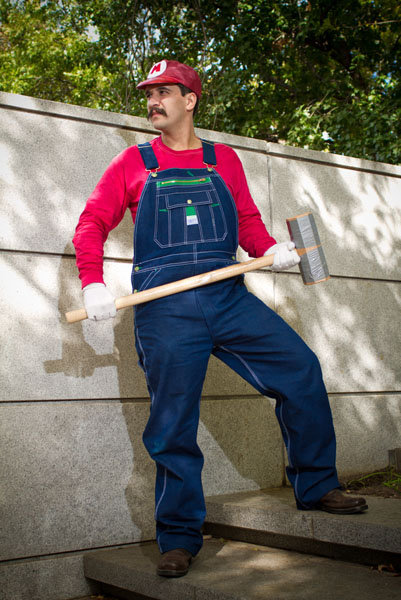 super mario bros engagement photos