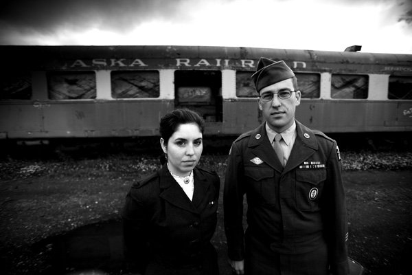 world war ii patriotic army engagement photos