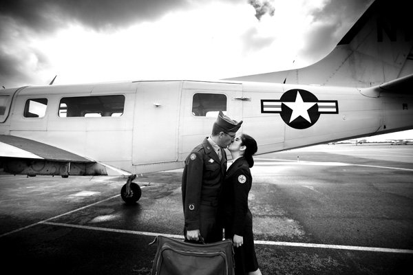 world war ii patriotic army engagement photos