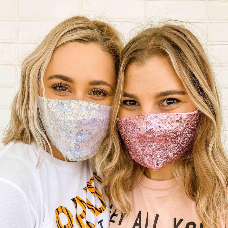 Wedding face masks for bridesmaids