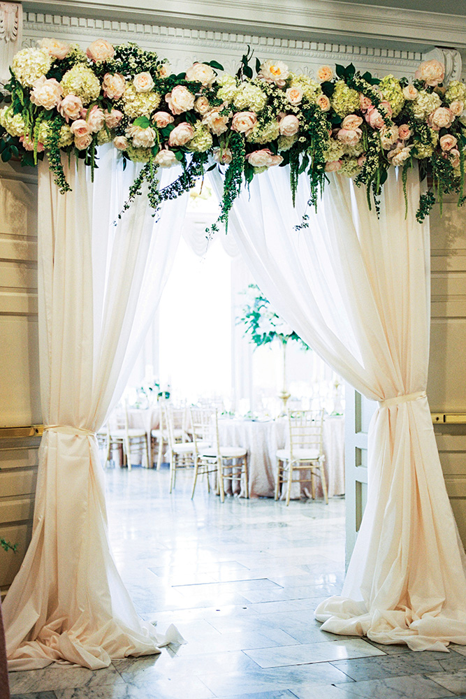 wedding reception entrance