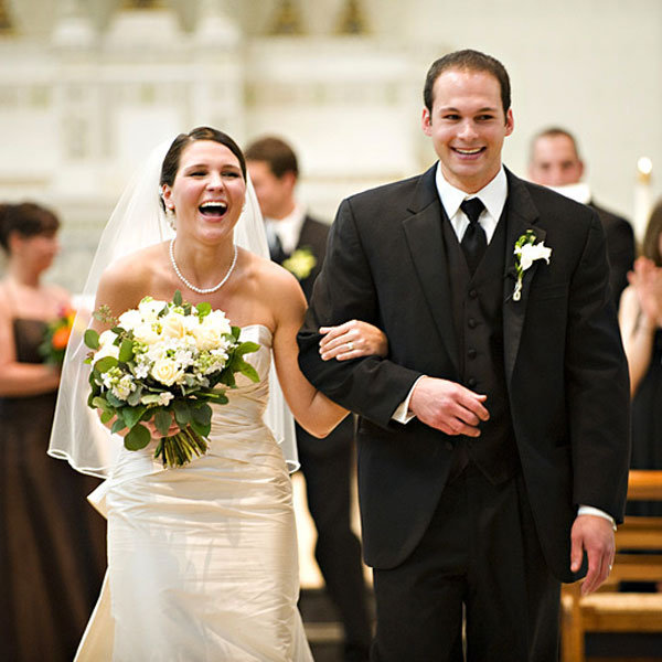 bride laughing