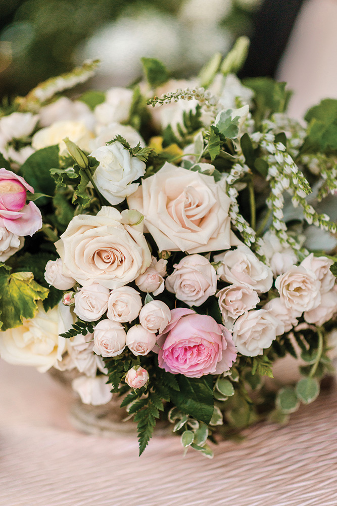 pink wedding bouquet