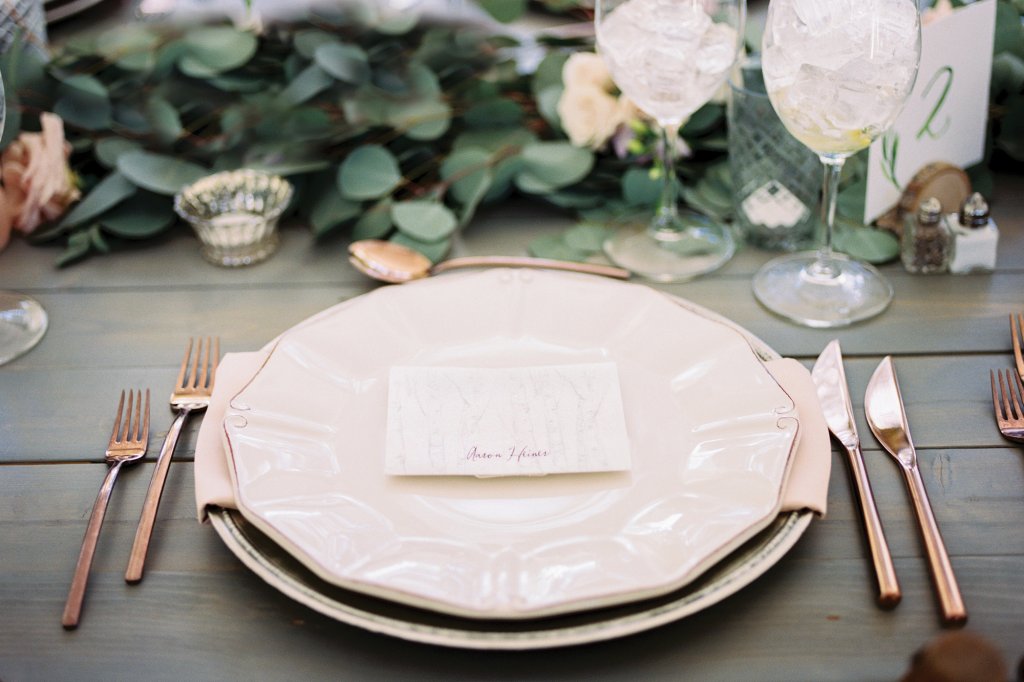 wedding place setting