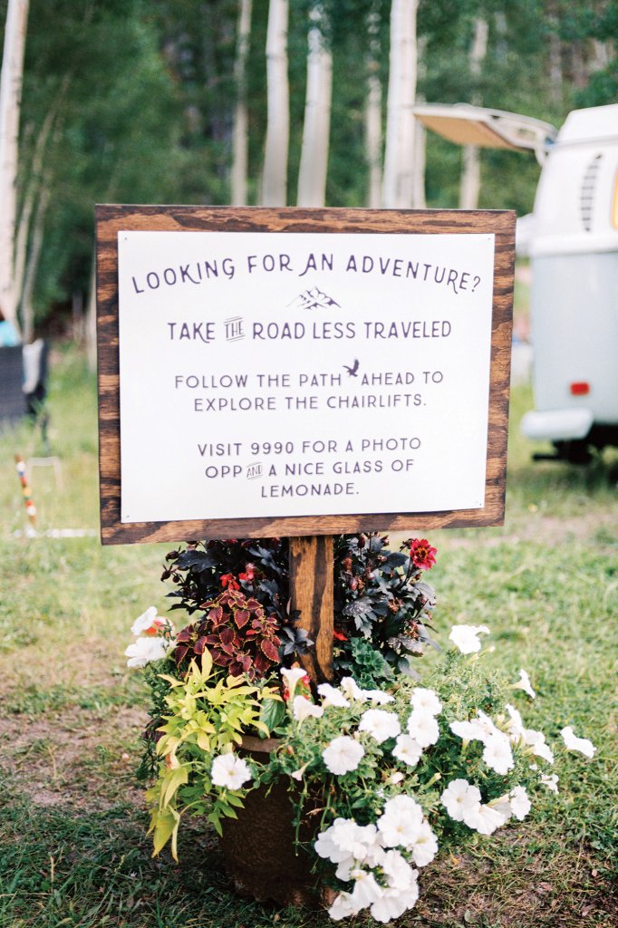 wedding sign