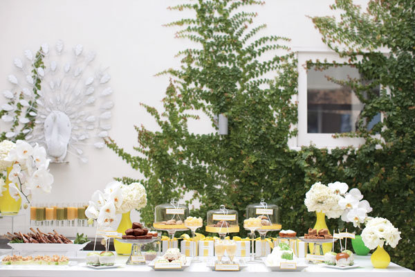 Elegant Backyard  Bridal  Shower  BridalGuide