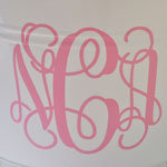 pink monogram