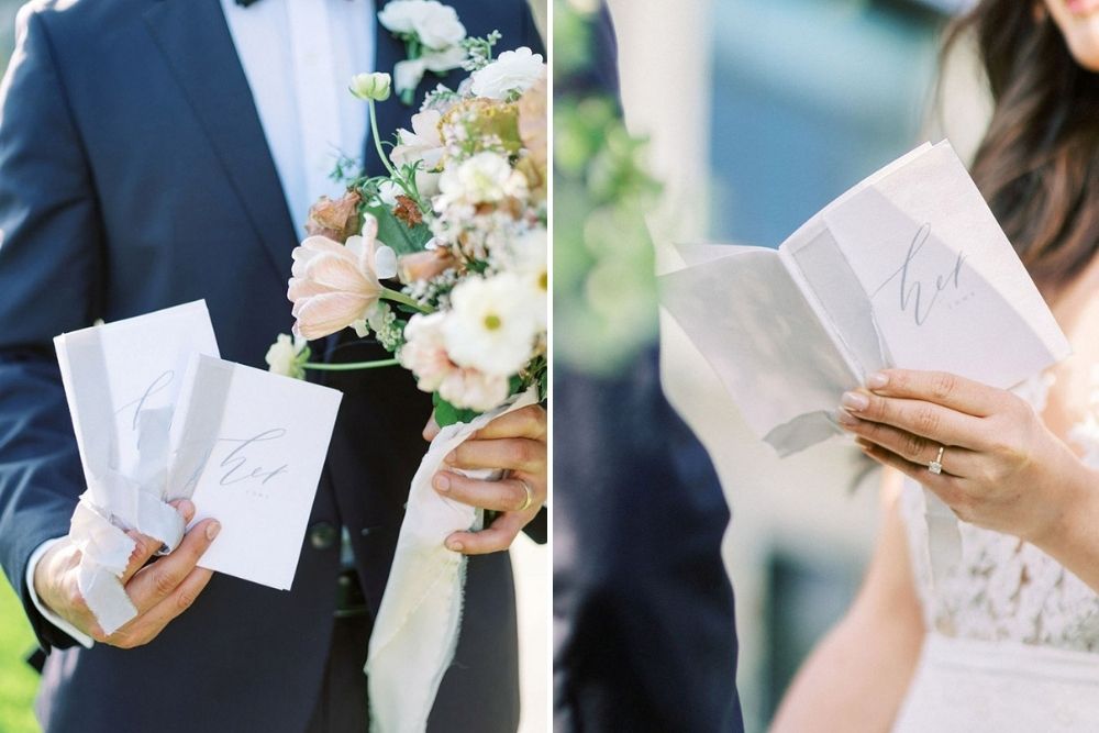 wedding vows journal