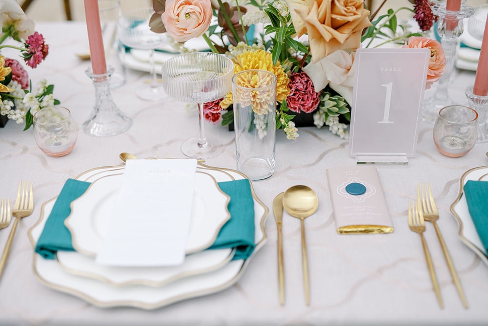 wedding place setting