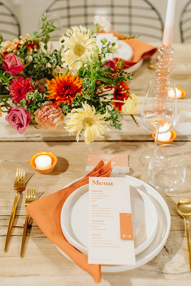 wedding place setting