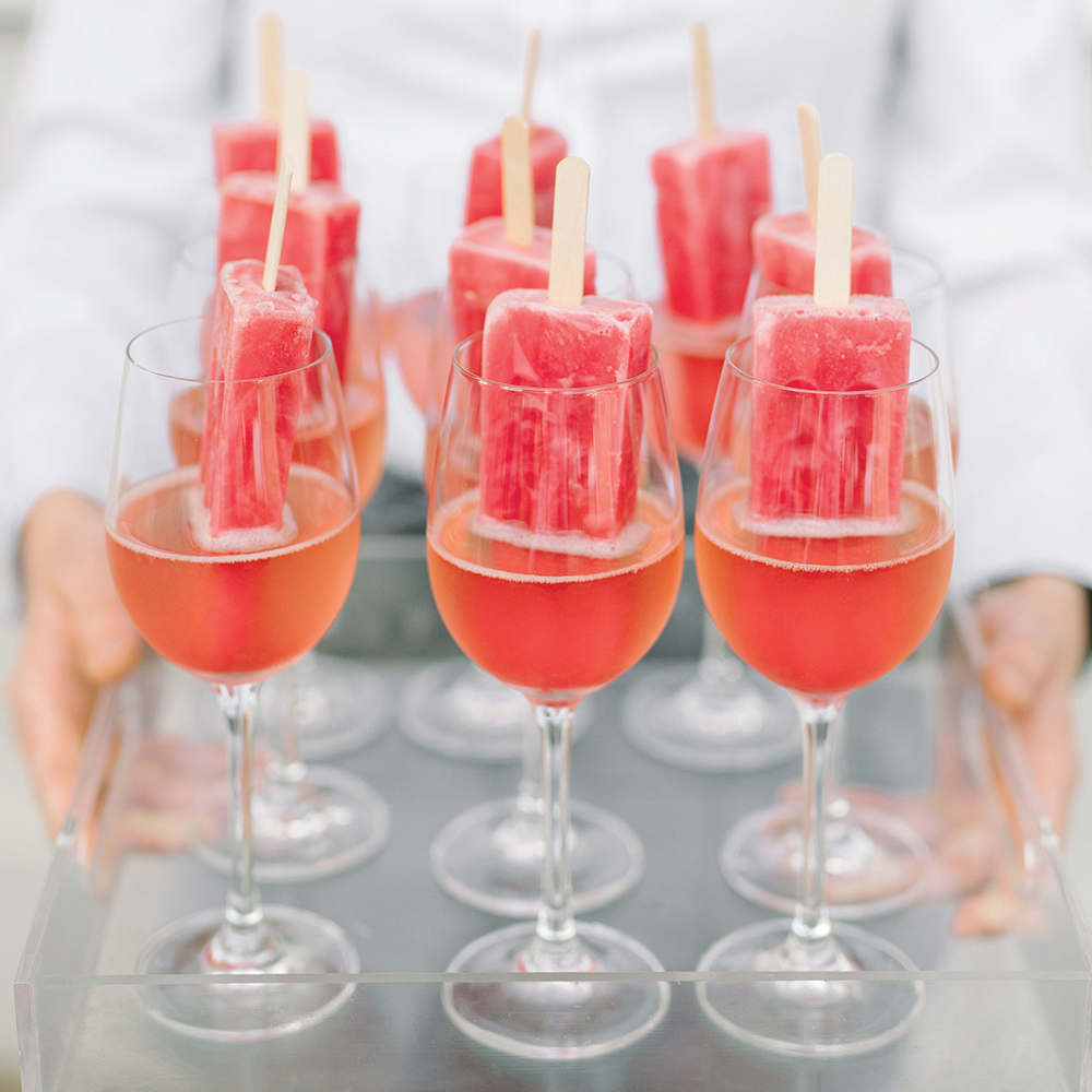 Wedding popsicle cocktails