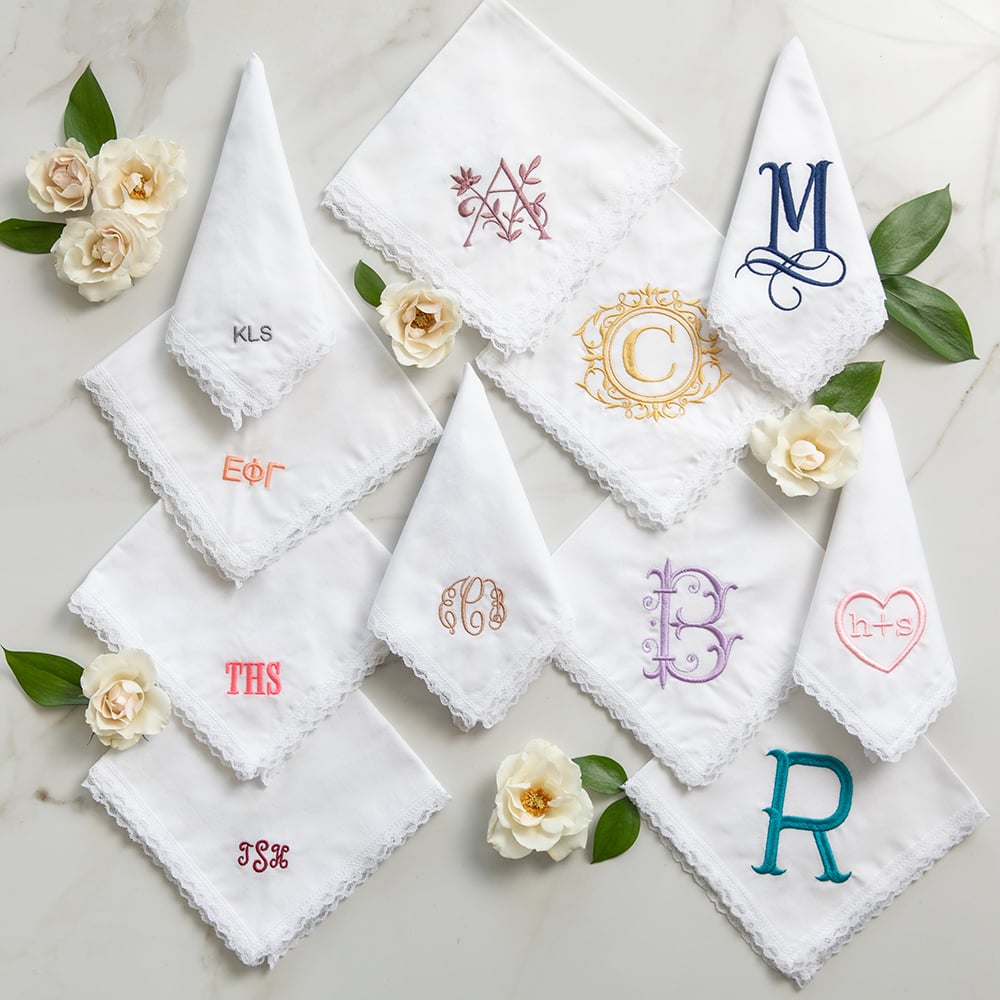 wedding favor handkerchief