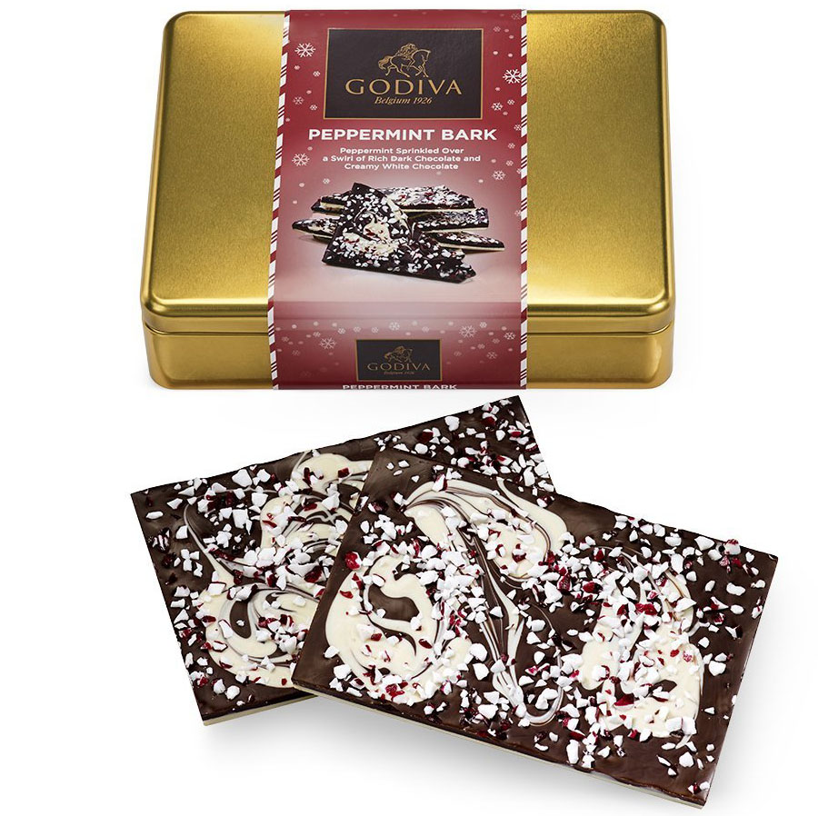 Godiva peppermint bark