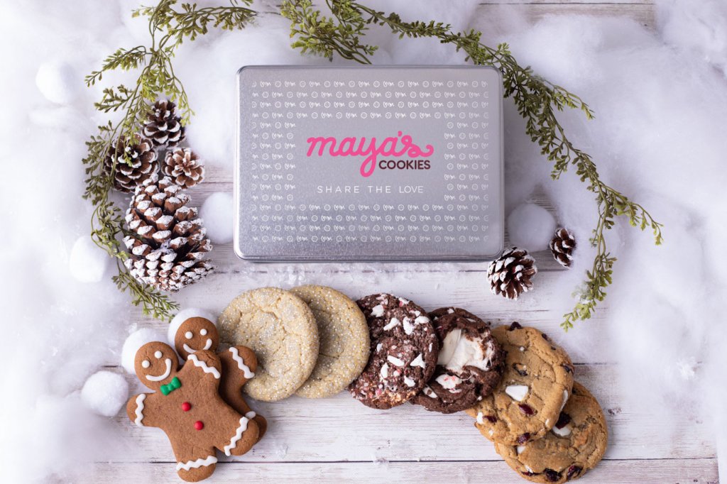 mayas cookies holiday tin