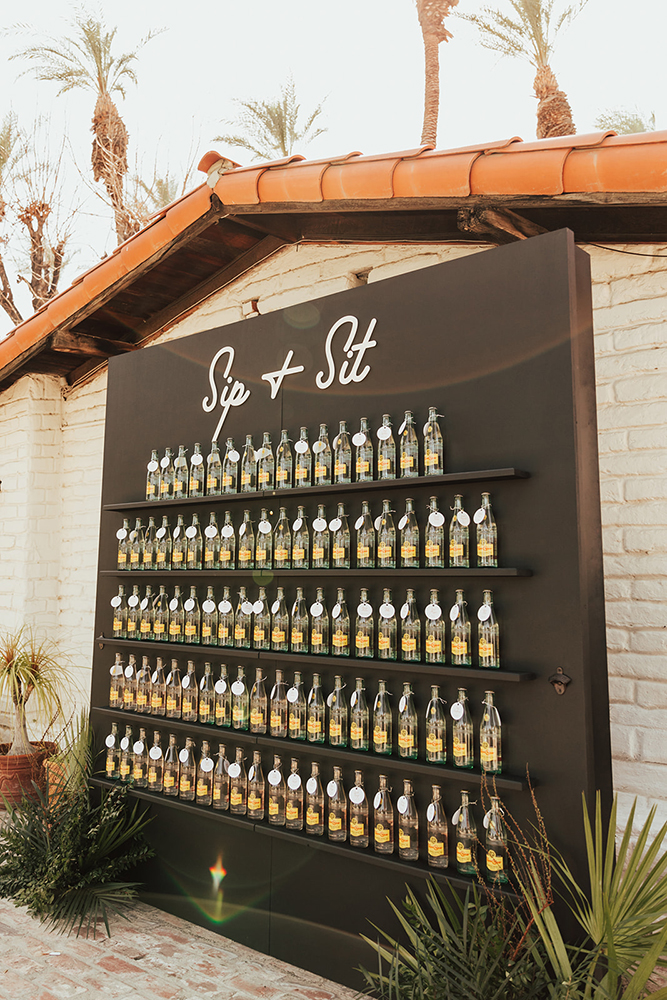 wedding seating chart display