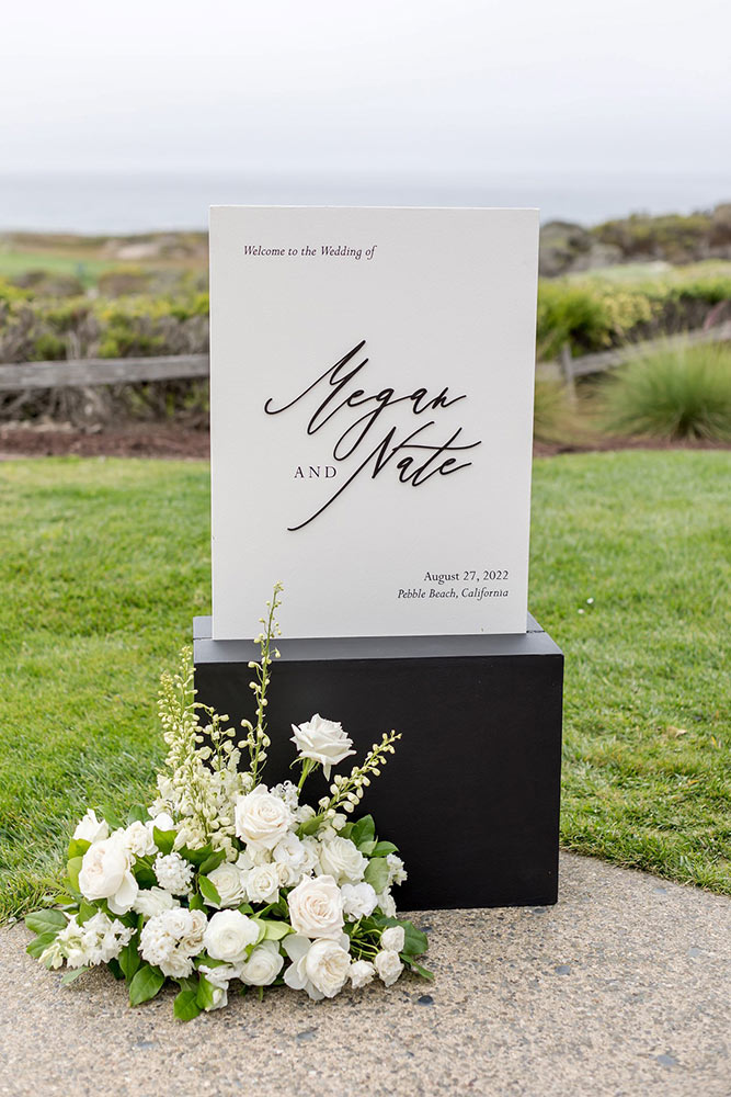 wedding welcome sign