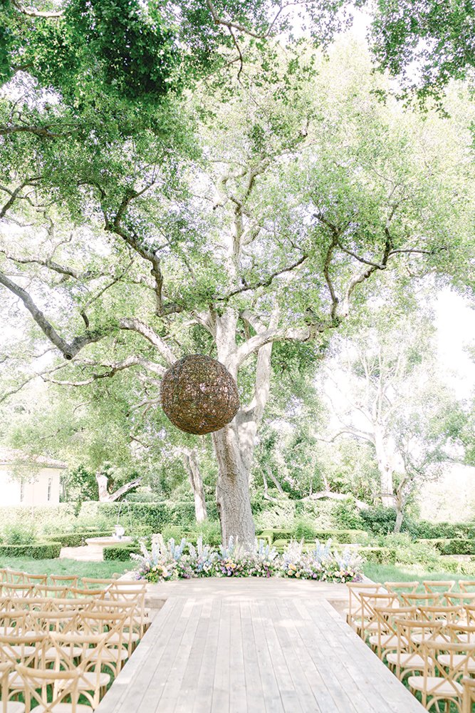 outdoor wedding ceremony