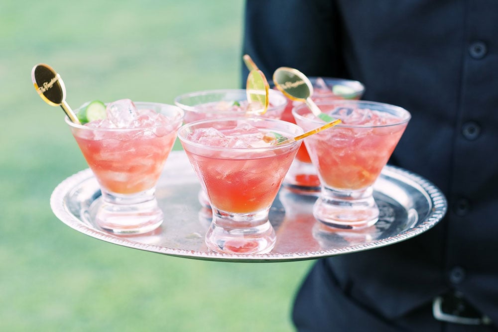 summer wedding cocktails