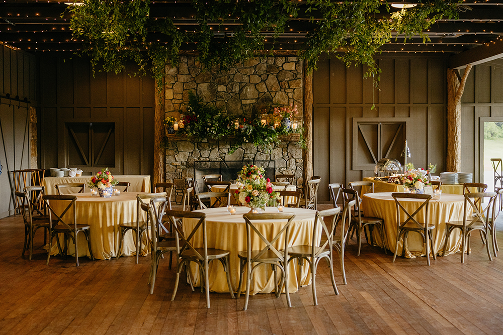 Table Layout of a Wedding Reception