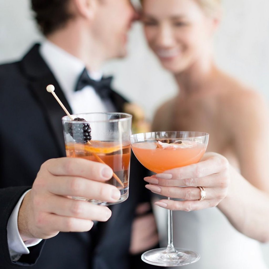 bride and groom signature cocktail