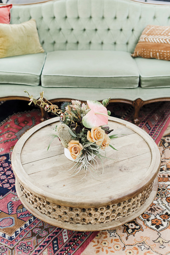 Wedding lounge area