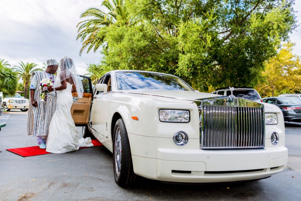 red carpet at wedding entrance