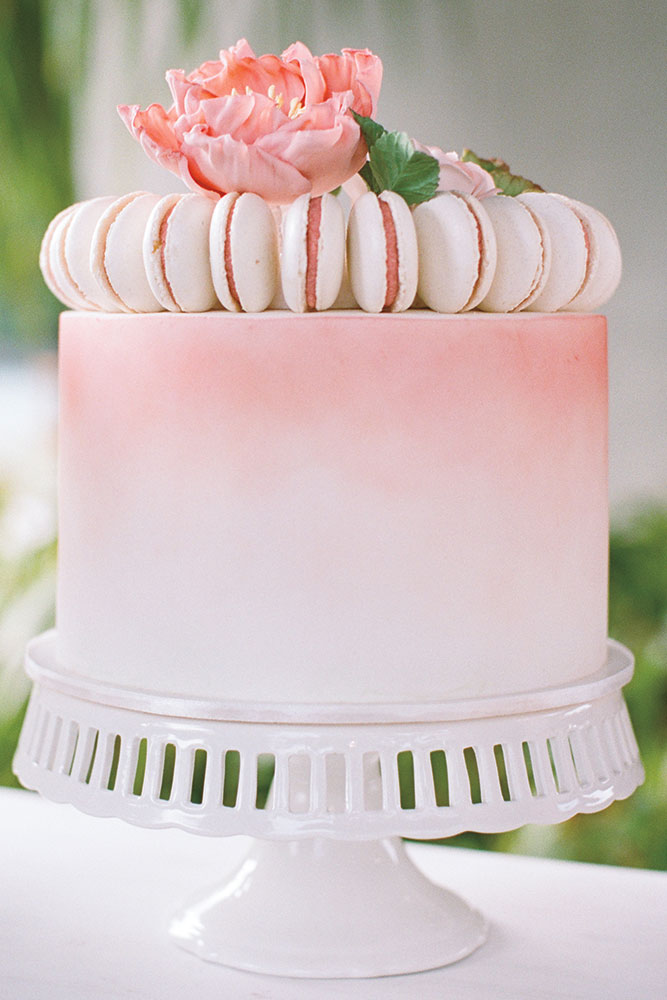 Macaron wedding cake