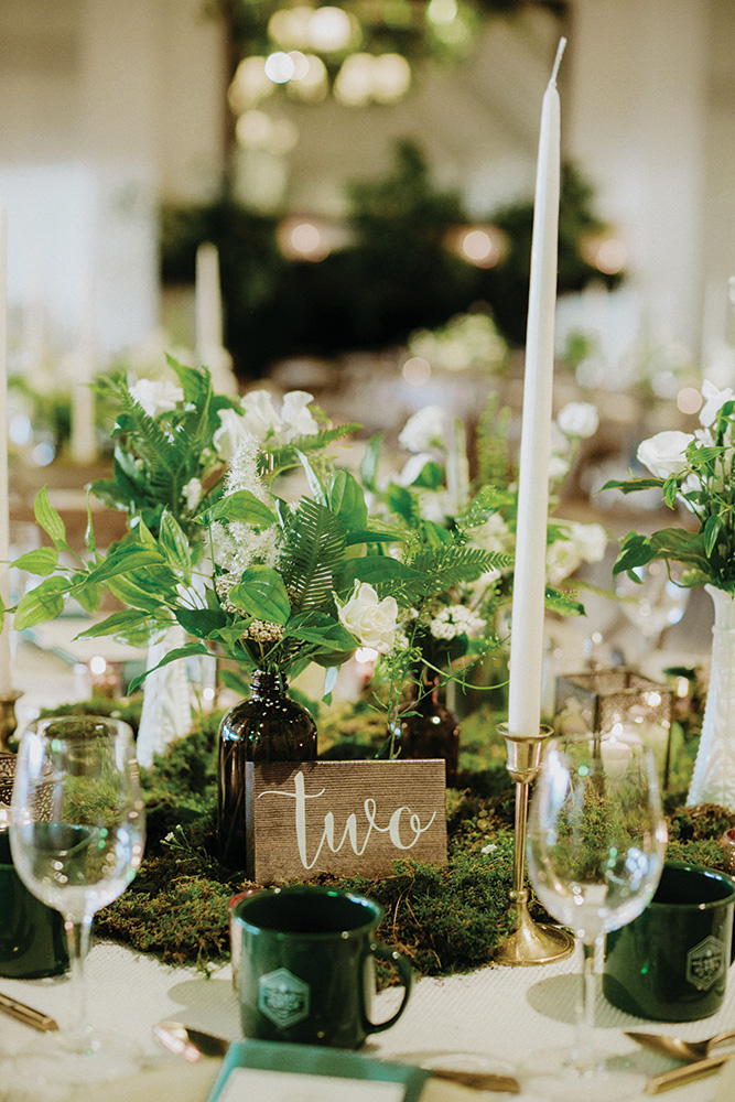 summer wedding tablescape