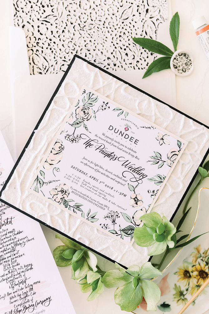 Greenhouse wedding invitations
