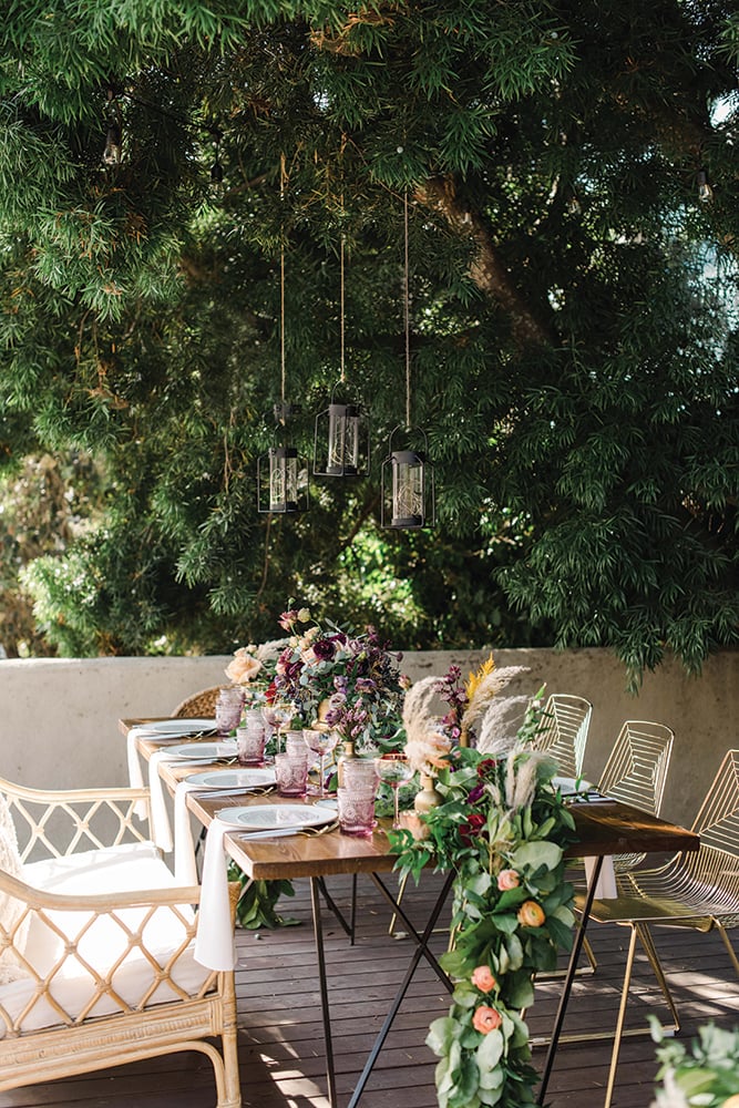 Relaxed and Romantic Backyard Wedding