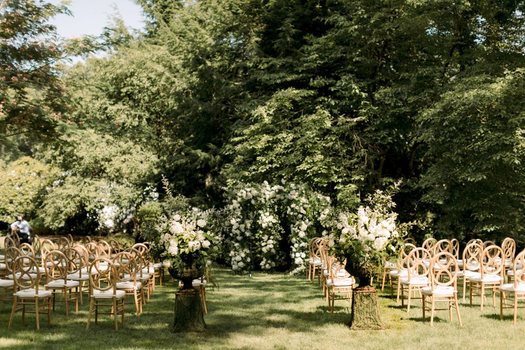 garden wedding ceremony